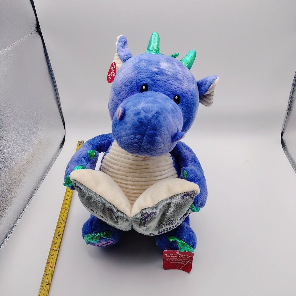 Dalton The Storytelling Dragon Animated Plush Reads 5 Stories Works